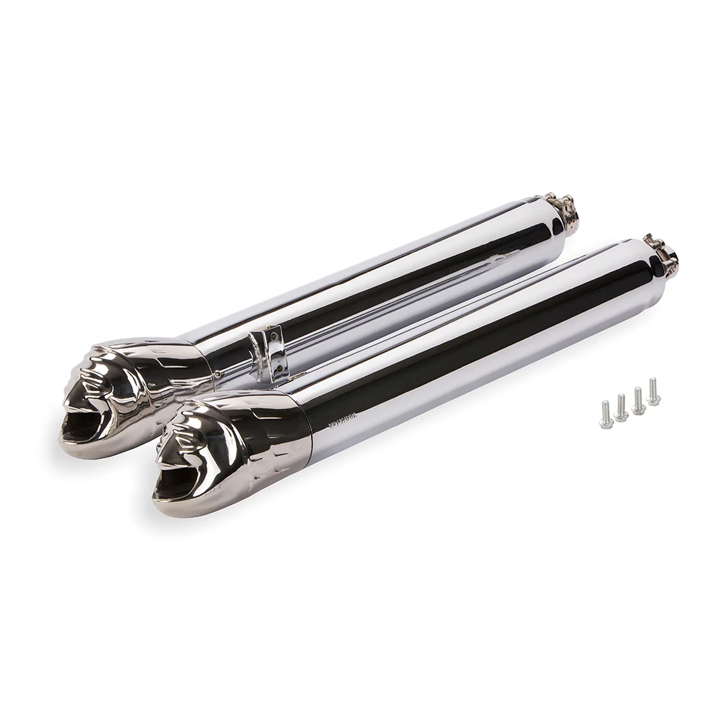 

FBB Motorcycle Performance High Quality Exhaust Muffler Silver Chrome Stainless Steel Exhaust Pipe for Indian Roadmaster