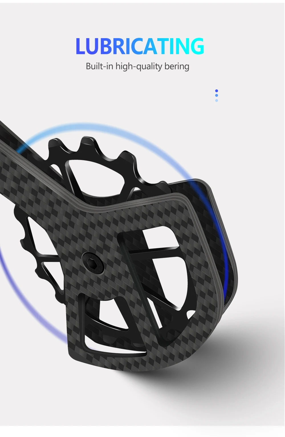 LTWOO UT Fahrrad Keramik Lager Carbon Faser Jockey Pulley Rad Set Schaltwerke Guide Für 105 5800 6800 Ultegra DURA ACE – Detail 4