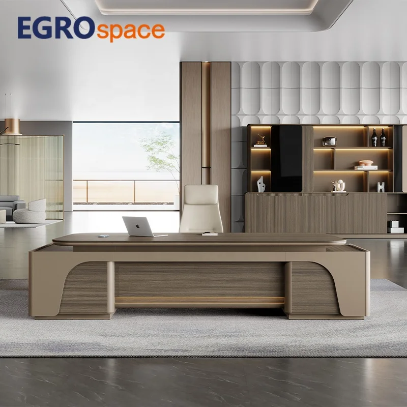 

Furniture Luxury Table Modern Wood Ceo Luxury Elegant Office Executive Desk