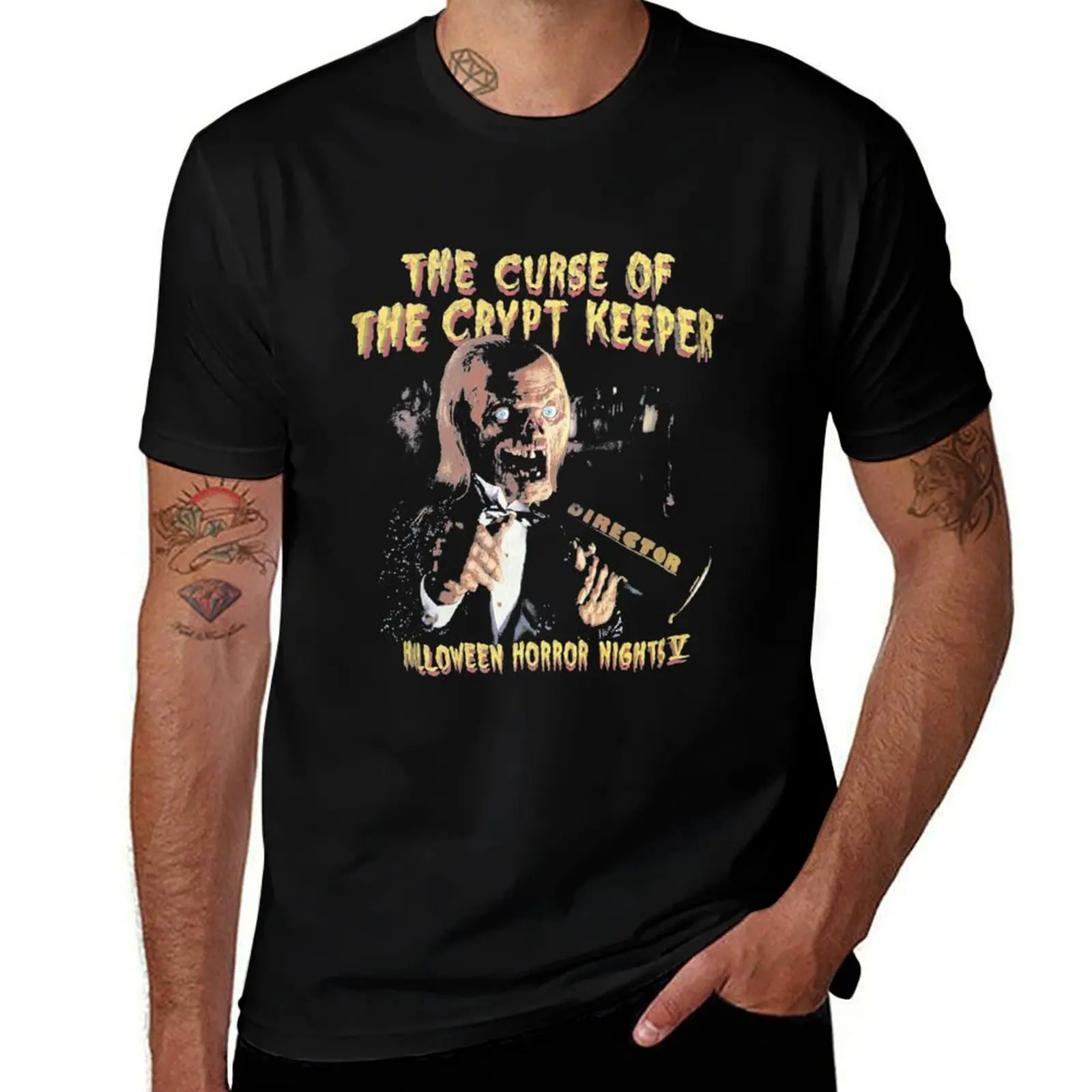 

1995 RARE Tales From The Crypt Keeper halloween horror T-Shirt All Weather Casual Short Sleeve
