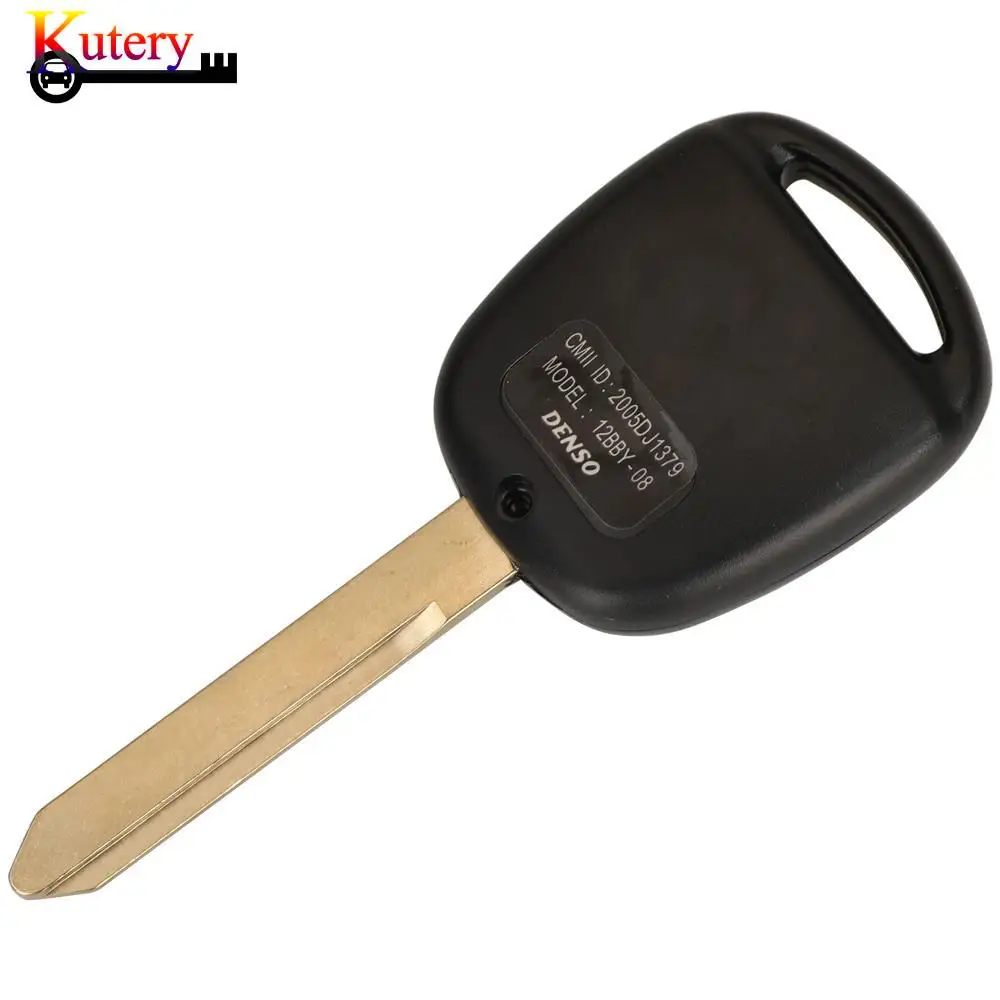 Jingyuqin 89071-0D030 zdalny klucz samochodowy dla Toyota Avensis Yaris Corolla 2003-2011 2/3 przyciski 433MHZ 4D70/4C Chip z TOY47 ostrze