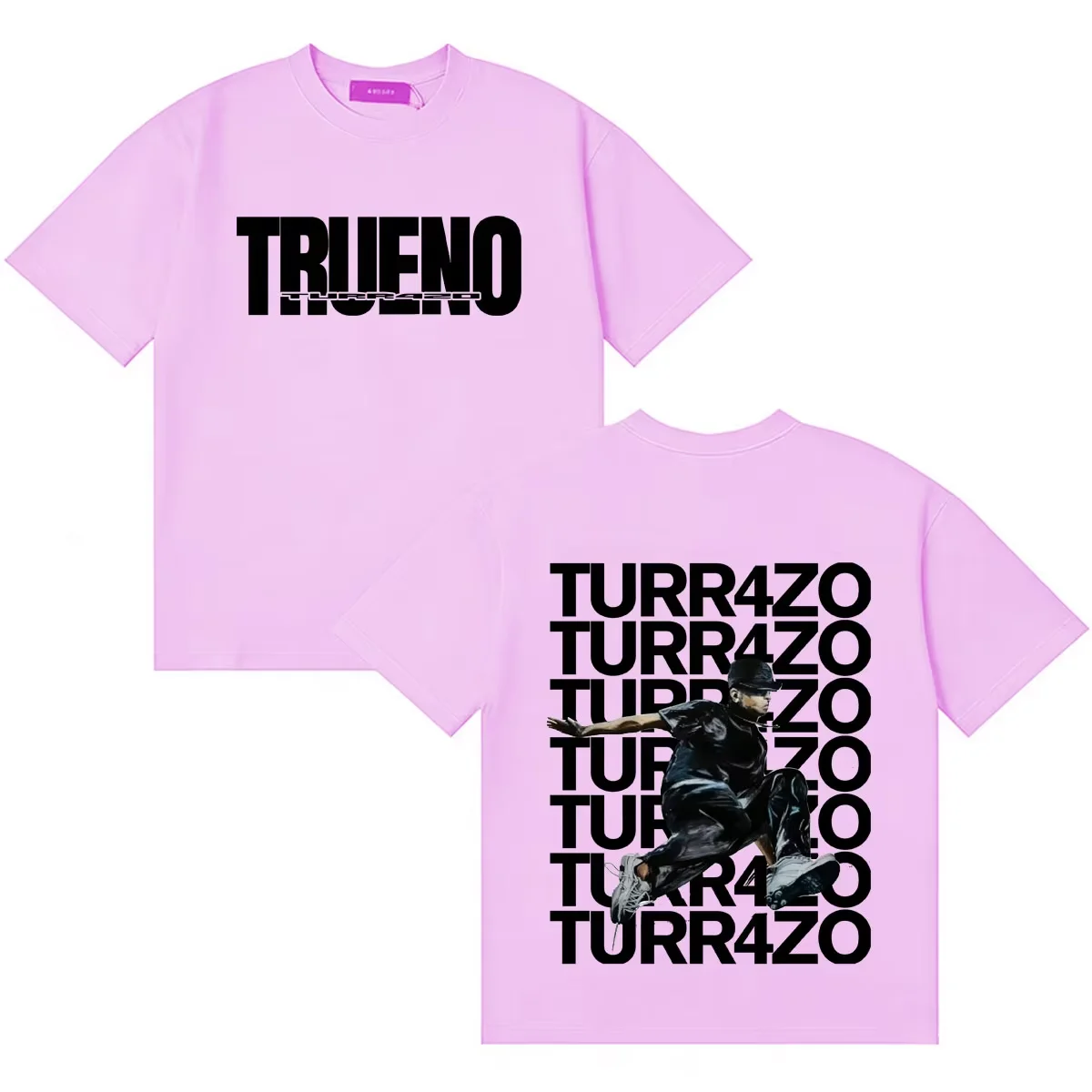Rapper Trueno 2026 TURR4ZO Bedrucktes Merch-T-Shirt aus Baumwolle, Unisex für Männer und Frauen, Y2k Hip Hop Beliebtes T-Shirt, Streetwear – Detail 6