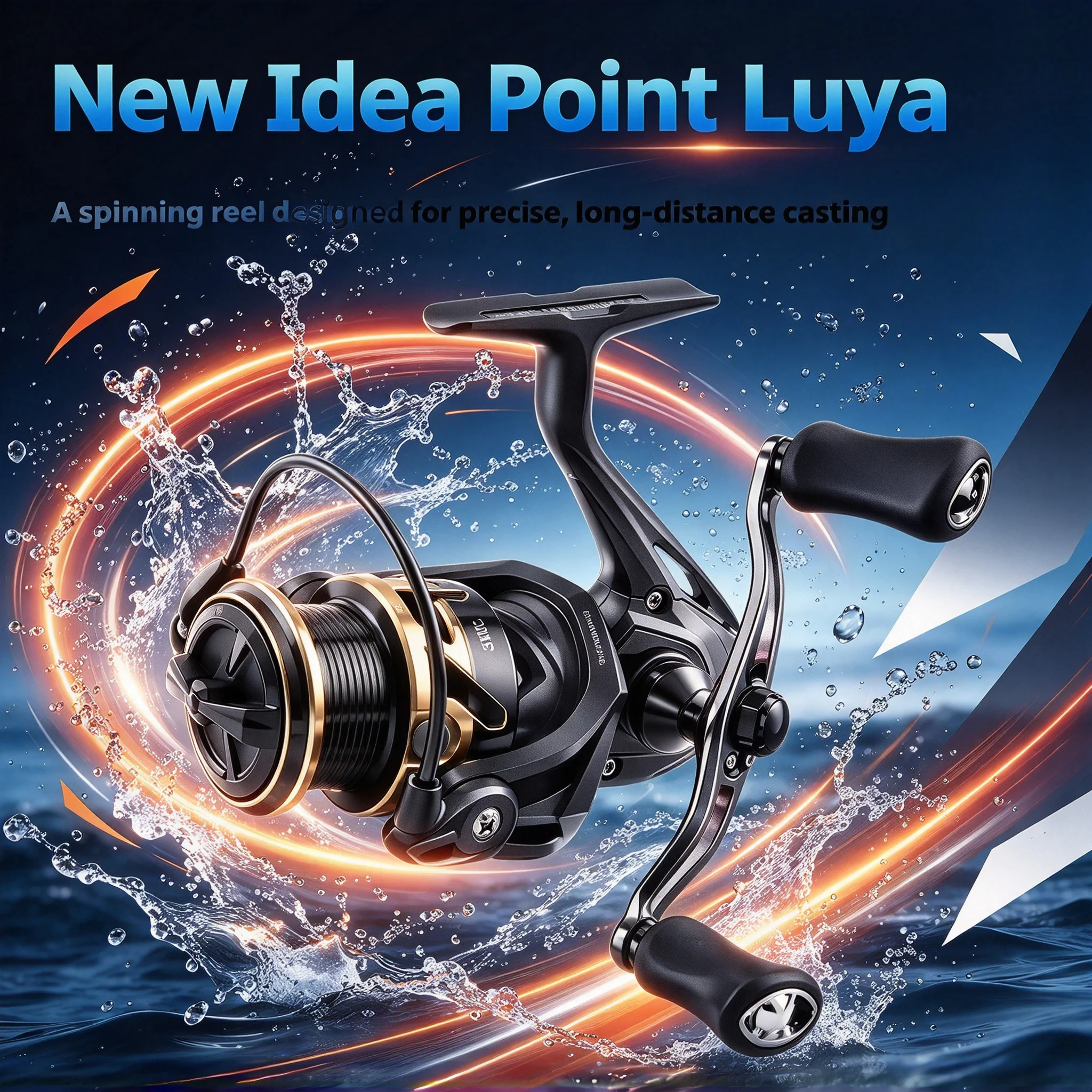 Teben Fixed-Point Lure Spinning Reel Aluminum Spool 5.2:1 7+1bb Ceramic Line Guide Interchangeable Handle Outdoor Fishing Tackle