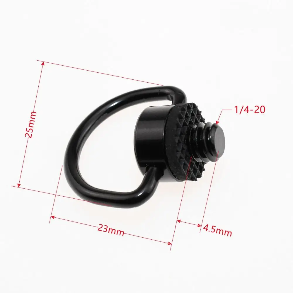 

1/4 Inch Camera Screw Connection Ring Connection Adapter Shoulder Strap Safety Screw Metal D Ring Camera Quick Strap Ring