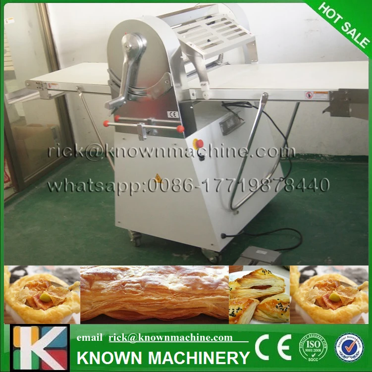 2017 The  Rtified Croissant Bread Pizza Dough Sheeter Philippines Bakery Equipment With Stainless Steel Food Grade