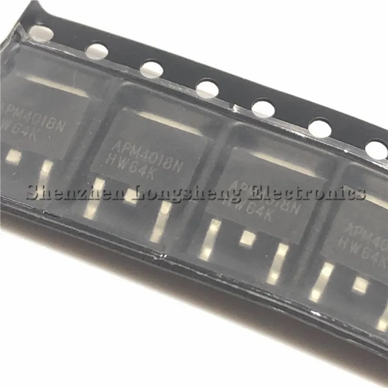 10PCS/LOT APM4018N TO-252 Authentic LCD high-voltage chip SMD MOS tube New In Stock