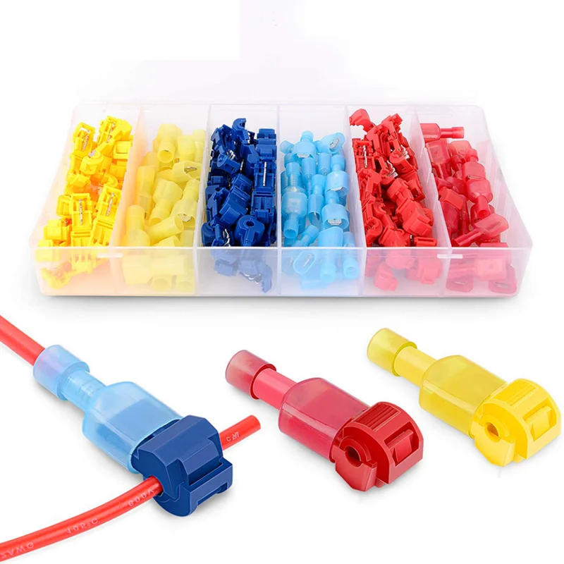 T-shaped Terminal Blocks,Electrical Connector Connection Clamps,Quick-Free Stripping Plugs,Cable Connector Plug