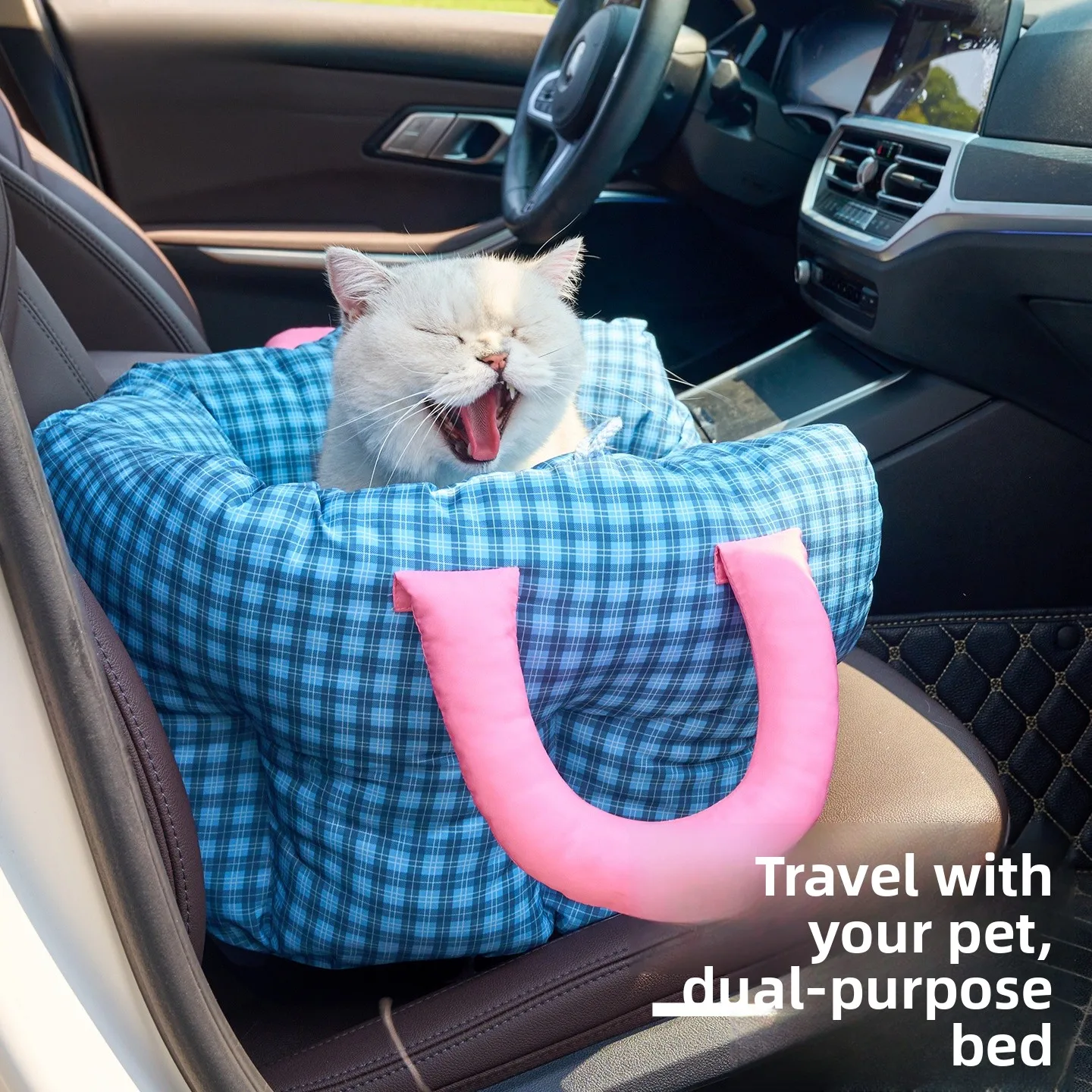 zeze-portable-pet-bed-car-safety-fixed-indoor-home-pet-couch-dog-bed-oxford-cloth-bottom-anti-slip-round-body-shape
