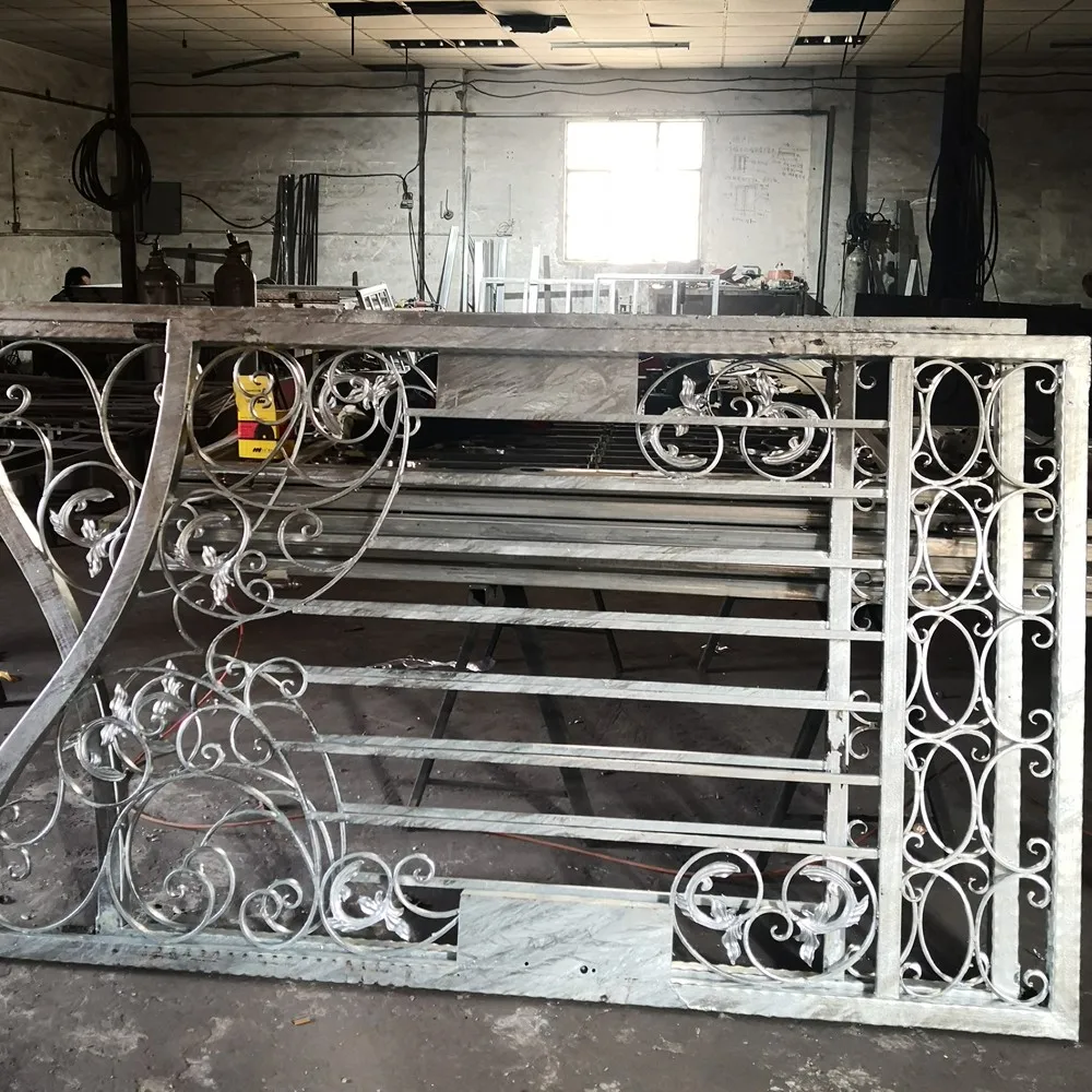 Steel Metal 12Ft 14Ft 16Ft Driveway Wrought Iron Gates Door Railing Fence Designs China Wholesale Factory Suppliers Wg3