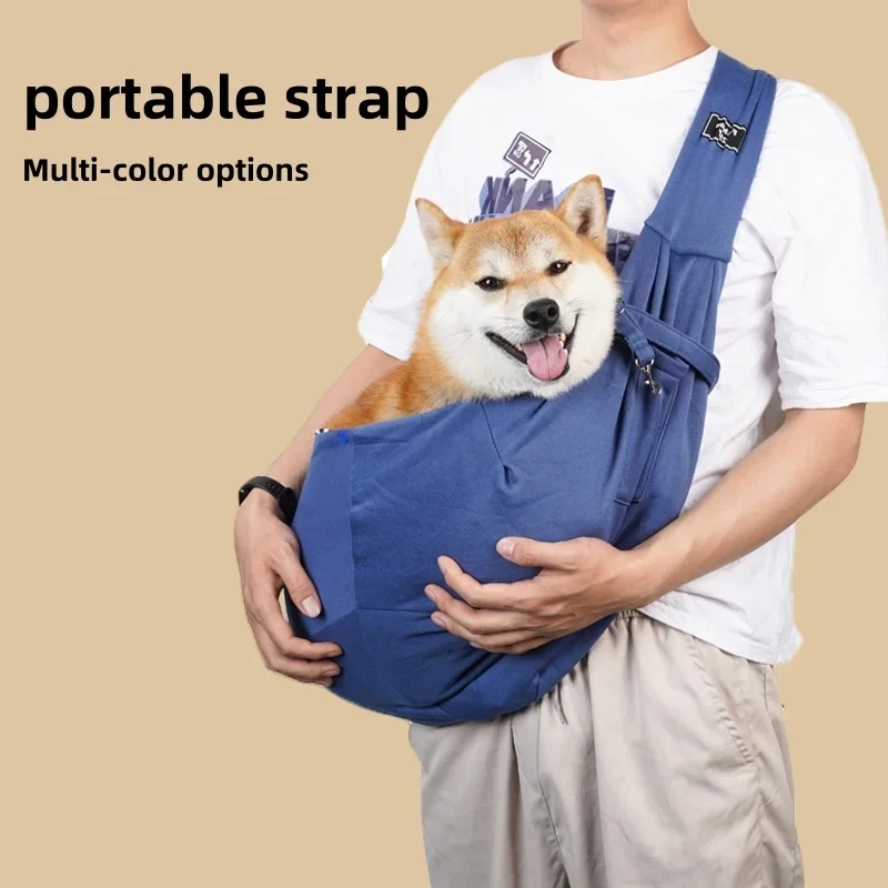

Сумка для собак, сумка через плечо для домашних животных, портативная сумка на ремне для путешествий на открытом воздухе, для кошек, щенков, хлопковая удобная сумка-тоут, принадлежности для переноски домашних животных