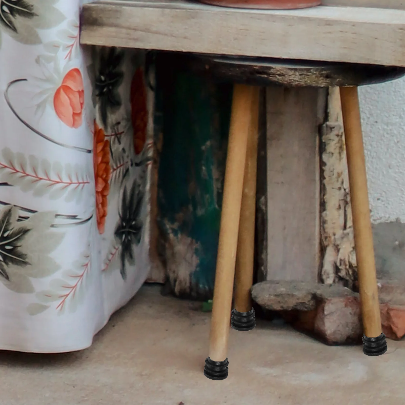 

100Pcs Round Plastic Plugs Furniture Hole Covers Chair Leg Protectors Simple Installation No Tools Required Open Hole Plugs