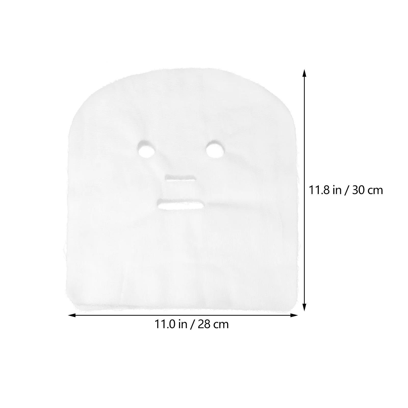 100 Uds. Hojas de mascarilla Facial de gasa de algodón para belleza, cuidado de la piel transpirable, uso higiénico profesional, viaje a casa