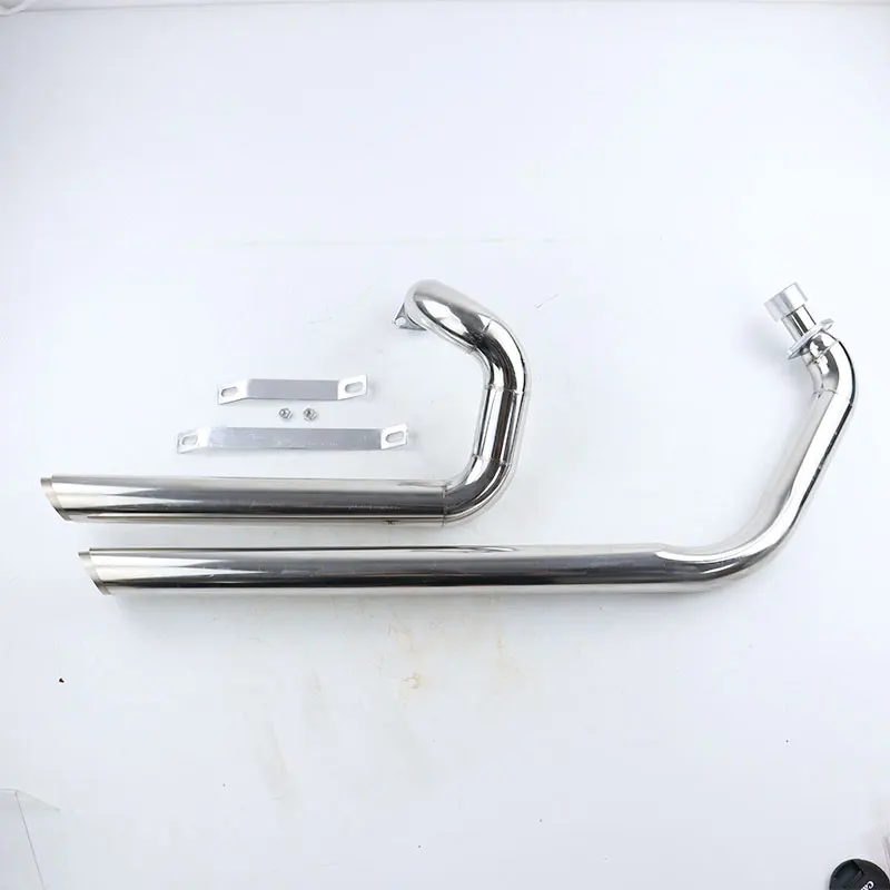 For Yamaha Virago XV400 XV535 Motorcycle Exhaust Pipe Stainless Fit XV 535 XV 400 Steel Full Muffler System Silencers