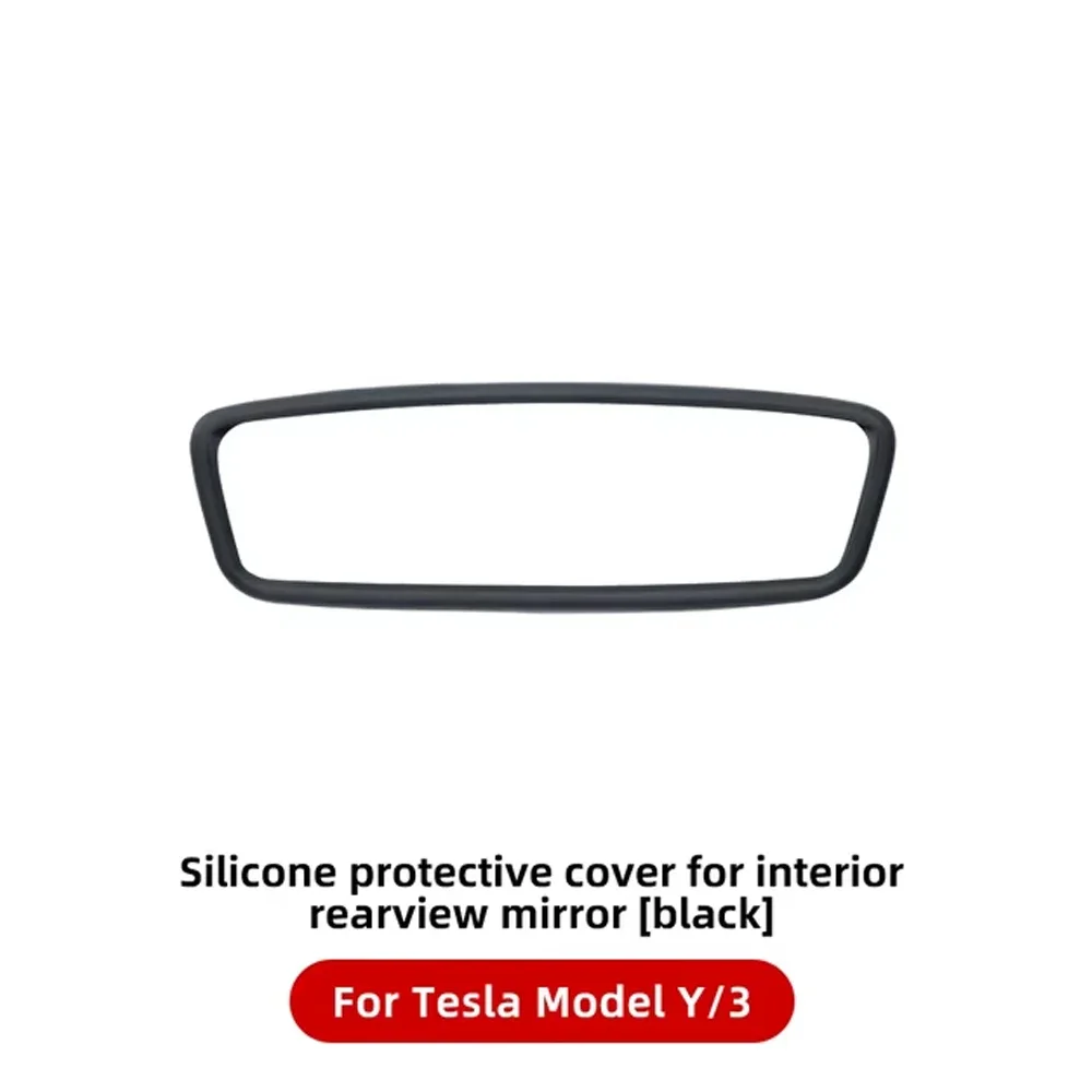 Für Tesla Modell Y Rückspiegel Schutz Rahmen Silikon Rückspiegel Abdeckung Hülse Tesla Nicht-Slip Dekoration Zubehör – Detail 10