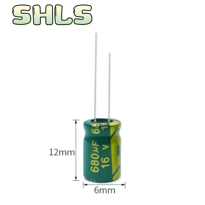 Capacitores eletrolíticos de alumínio 680uF 10V–450V, pacotes de 10 unidades, conjunto completo e opções de kit MINI, baixo ESR 105 ° C Longa Vida