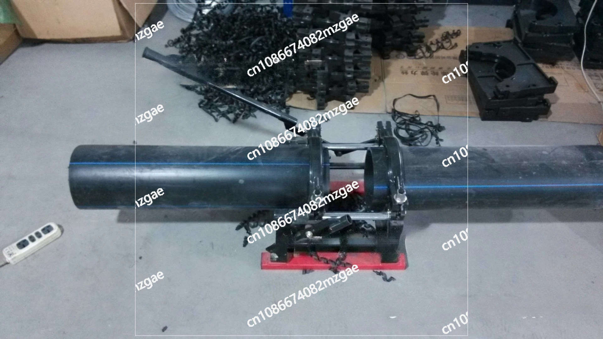 PE pipe hot melt machine fused pipe ironing machine 160 hot melt docking machine