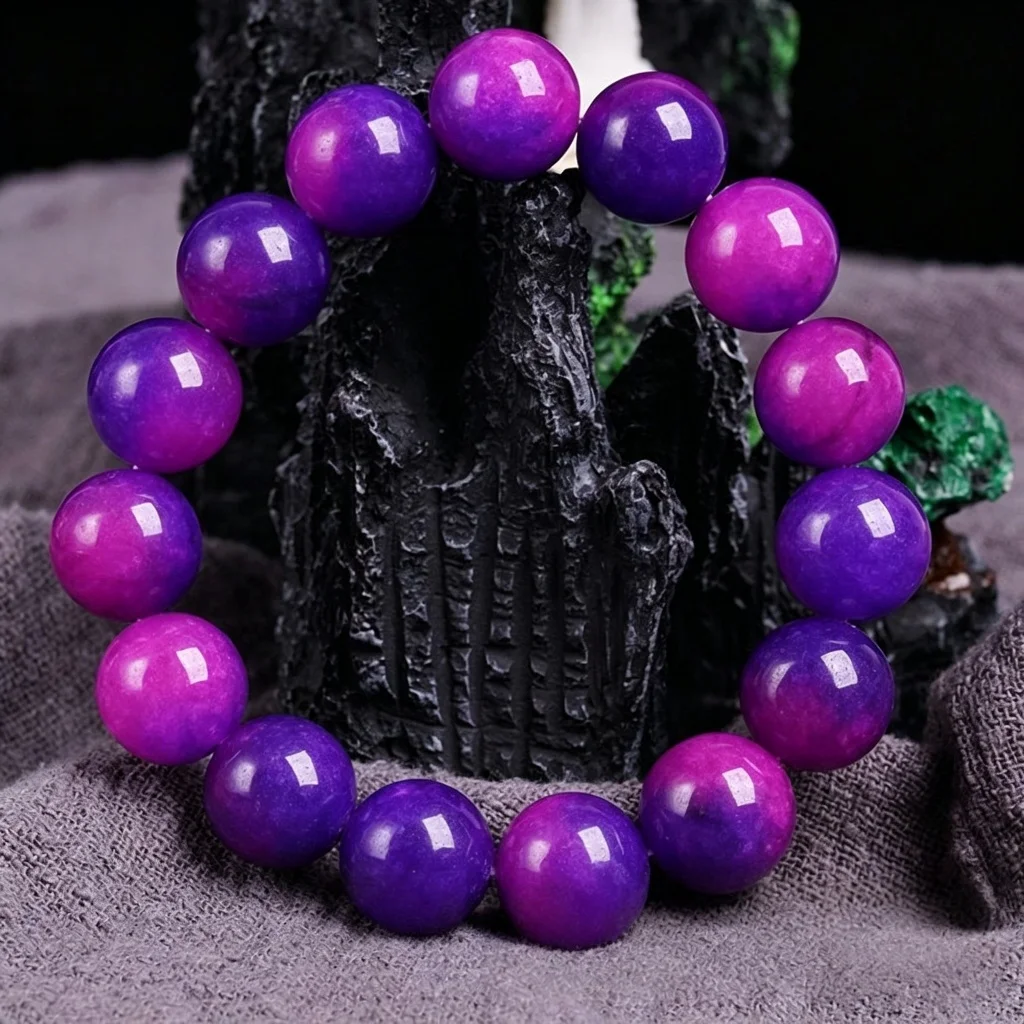 Natural Real Jade Beaded Bracelet Necklace Beads Bangle Luxury Talismans Gemstone Charm Fashion Carved Jewelry Gifts for Women view 3