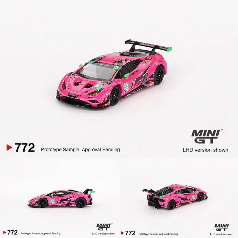 MINIGT In Stock 1:64 Lamborghini Avantador SVJ 63 URUS Huracan GT EVO2  Diecast Diorama Model Collection Miniature Toys