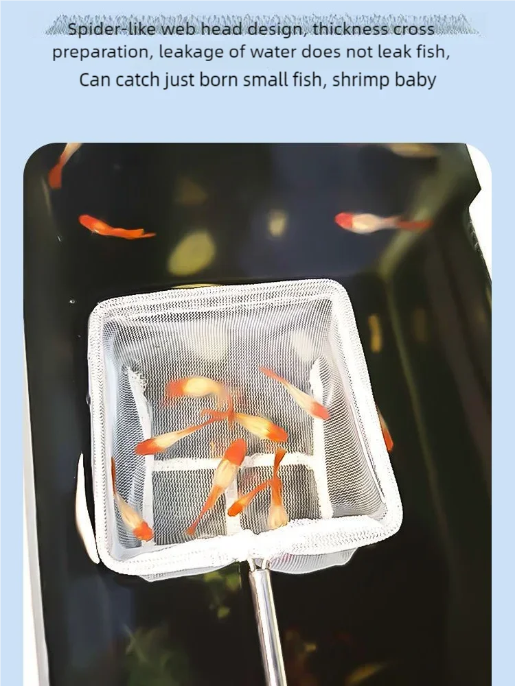 Skalierbare Aquarium-Reinigungswerkzeuge, Aquarien-Fischnetze, kleine Fischnetze und Garnelennetze, Fischnetze für die Wartung von Aquarien. – Detail 4