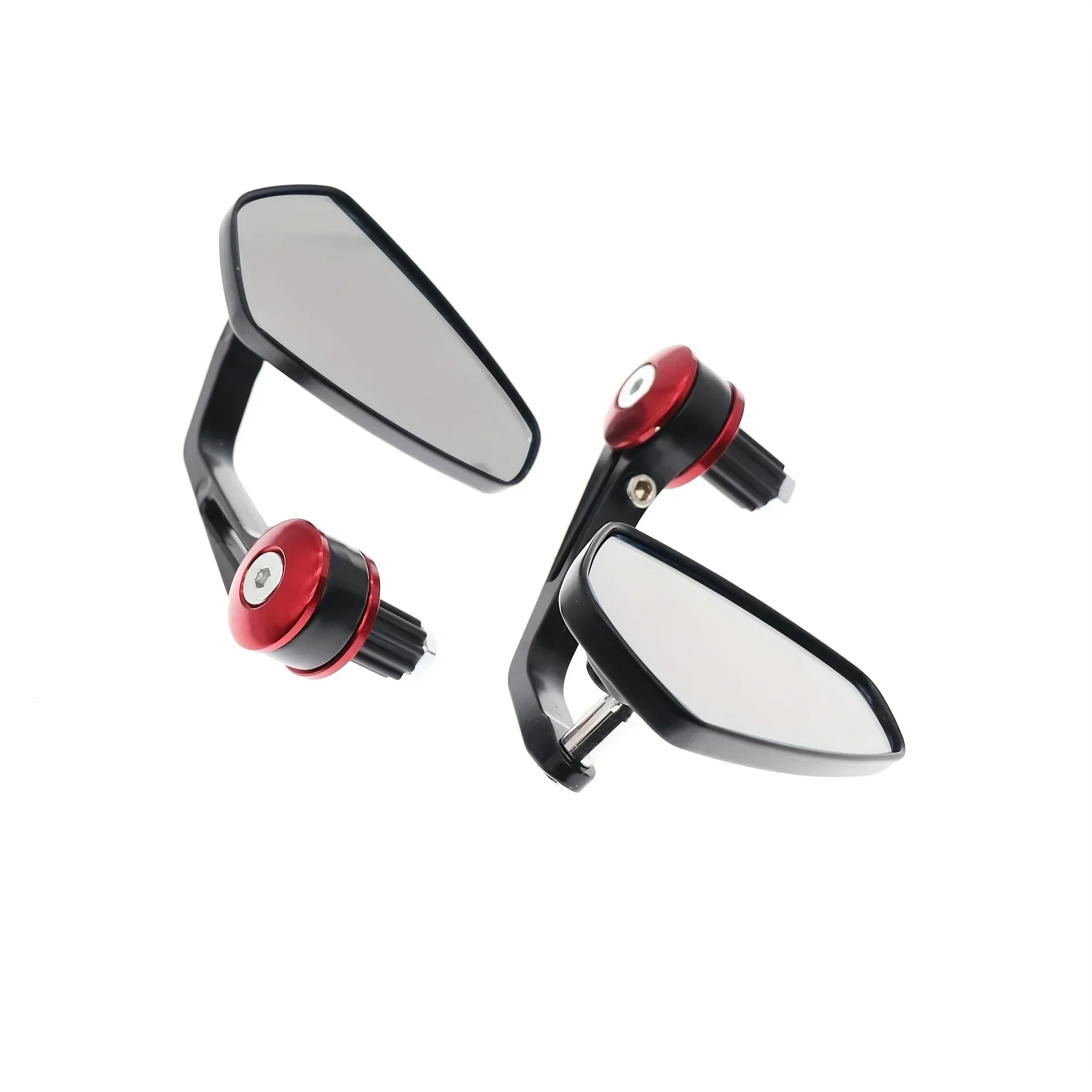 

CNC Aluminum Bike Mirror – Blue Tinted Anti-Glare, Foldable Design, Improved Visibility