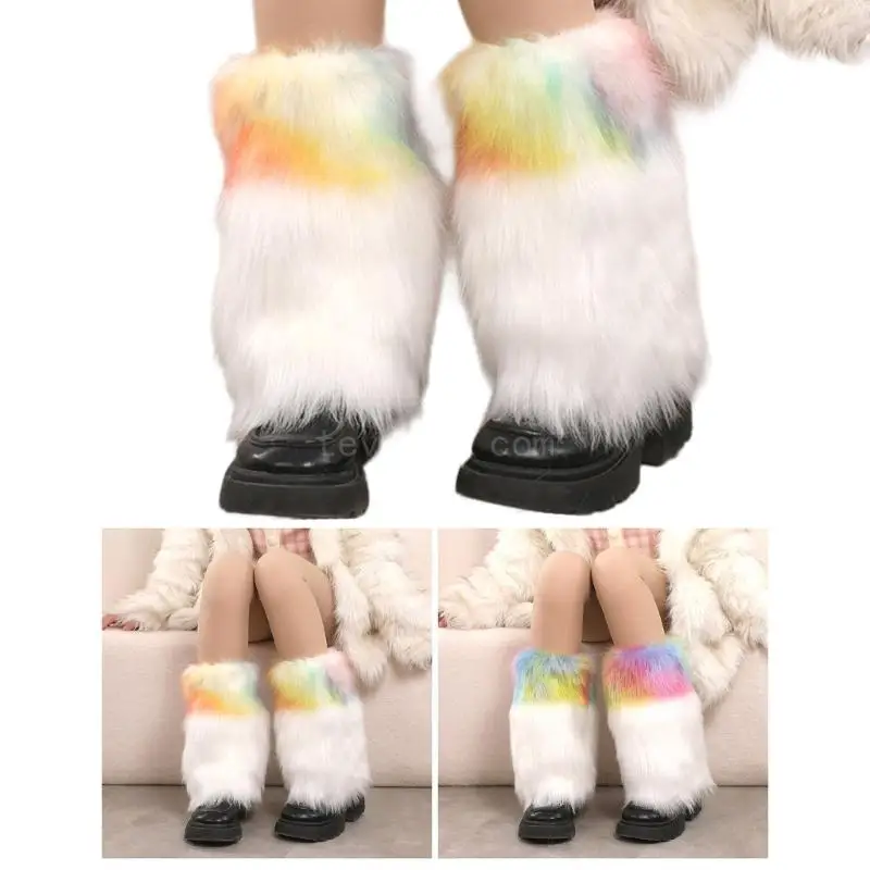 

Women's Fauxs Furs Leg Warmer for Womens Winter Warm Furs Boot Cuffs Cover,Christmas,Halloween,Party, Cosplays Costume