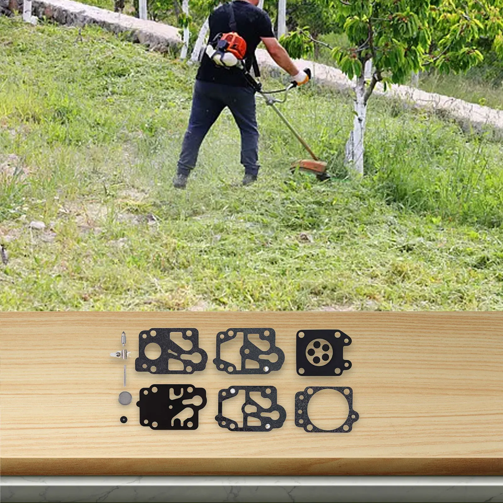 

Восстановите эффективность двигателя с помощью этого 11-предметного комплекта для ремонта диафрагменных прокладок карбюраторов Honda GX25, GX31, GX35, HHT35S.