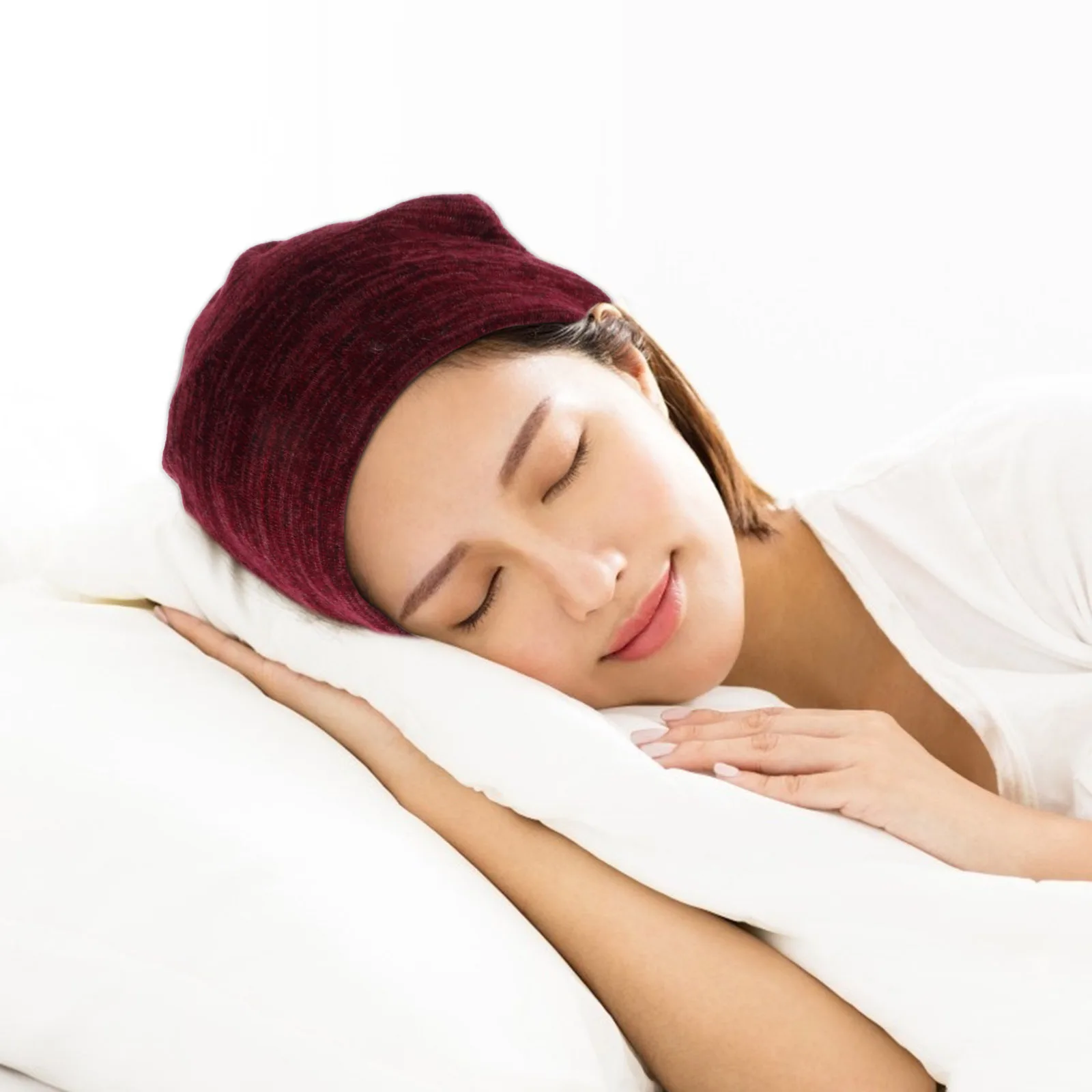 

1Pcs Sleep Bonnet Satin Elastic Night Sleeping Cap Hair Care Protective Cover Soft Hair Loss Cap for Women Men Chemotherapy