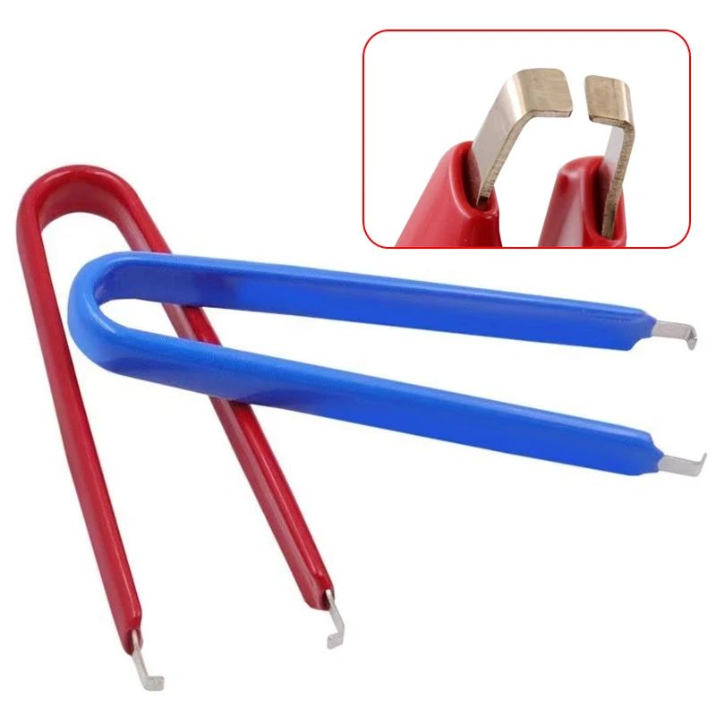 20Pcs U Type IC Extractor Tweezers Chip Component Clamp Integrated Block Puller Mechanical Keyboard Switch Remover Tools