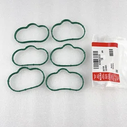 New Genuine 6PCS Set Inlet Manifold Gasket Upper XR843536 Lower XR843533 For Jaguar X-Type S-Type V6 2.5 3.0 2002-2008