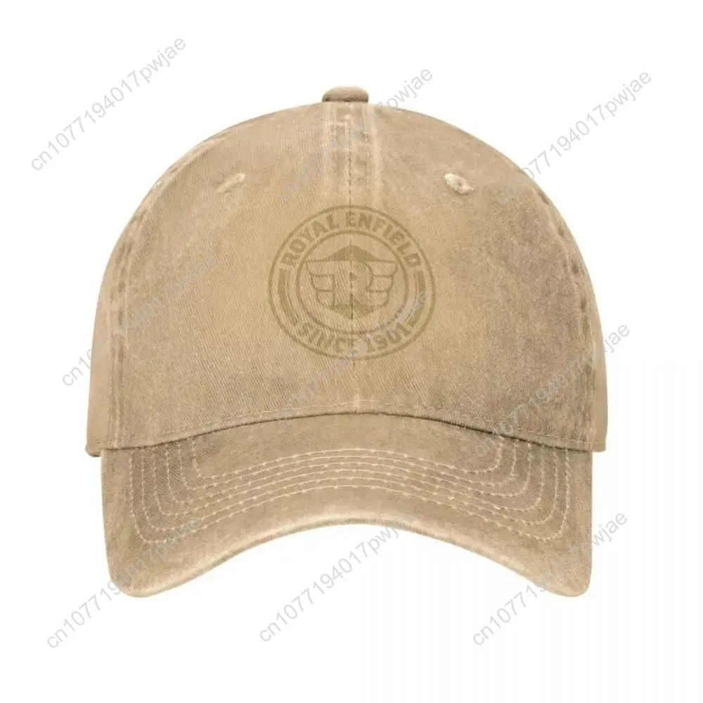Royal Enfields Since 1901 Berretto da baseball unisex Berretto da motociclista lavato invecchiato Cappello da sole vintage per allenamenti all'aperto