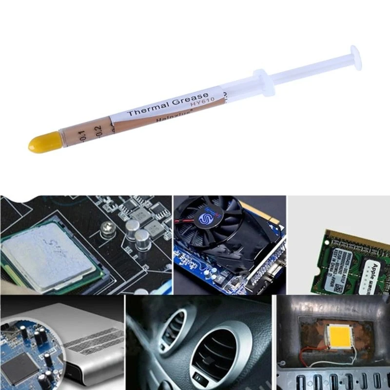 

Y51A HY610-TU05A Needle Tube Golden Thermal Conductive Silicone Grease Cpu Special Thermal Conductive Paste Silicone Grease