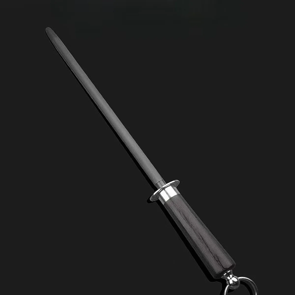6000 Grit Ultra-Fine Sharpening Steel - Black Honing Rod for Butchers & Chefs | Home & Commercial Use