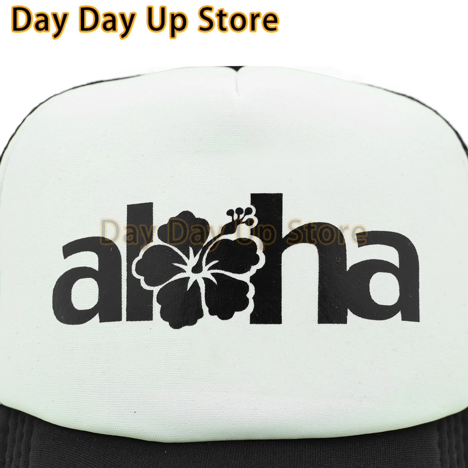 Women Men Aloha Cap New Seaside Aloha Flower Hat Cap Beach Hip Hop Baseball Trucker Mesh Cool Caps Hat For Man Women