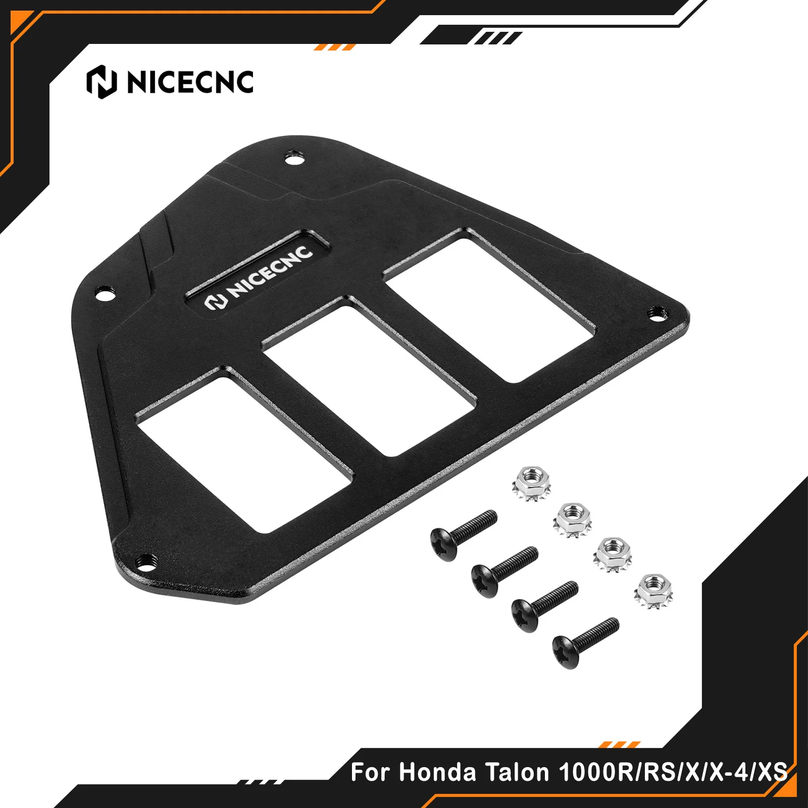 NICECNC Switch Plate Dash Panel Rocker Compatible for Honda Talon 1000R SXS10S2R 2019-2022 2024 Talon 1000X SXS10S2X 2019-2022