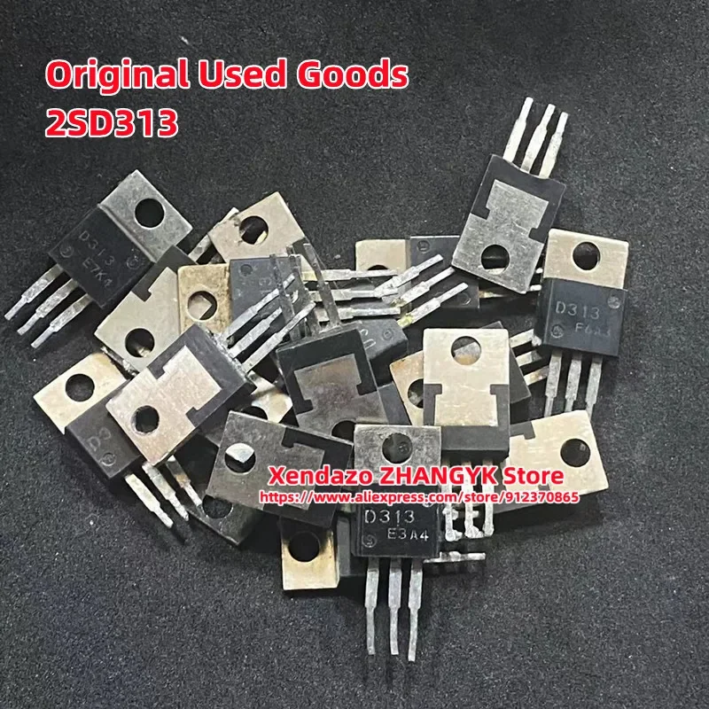 10pcs/lot Original 2SD313 D313 TO-220 60V 8A Power Transistor