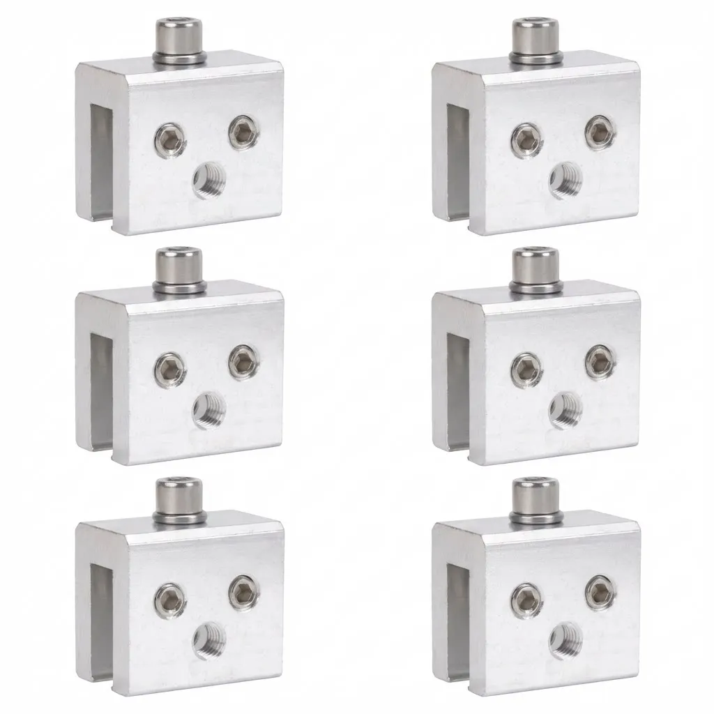 

6 шт. крепежных зажимов для солнечных панелей на металлические кровли с фальцевой кровельной плиткой, быстромонтируемые алюминиевые кронштейны