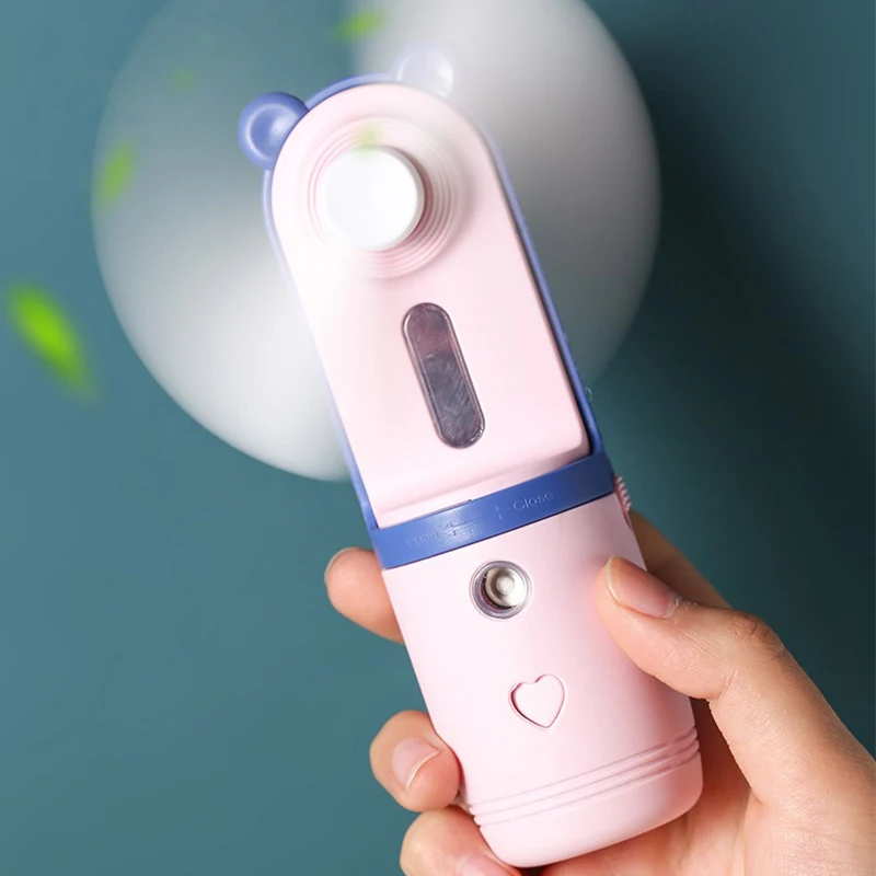 Spray Small Fan Dormitory Mini Usb Charging Fan Portable Carry-on Office Desktop Handheld Water Replenishment Instrument