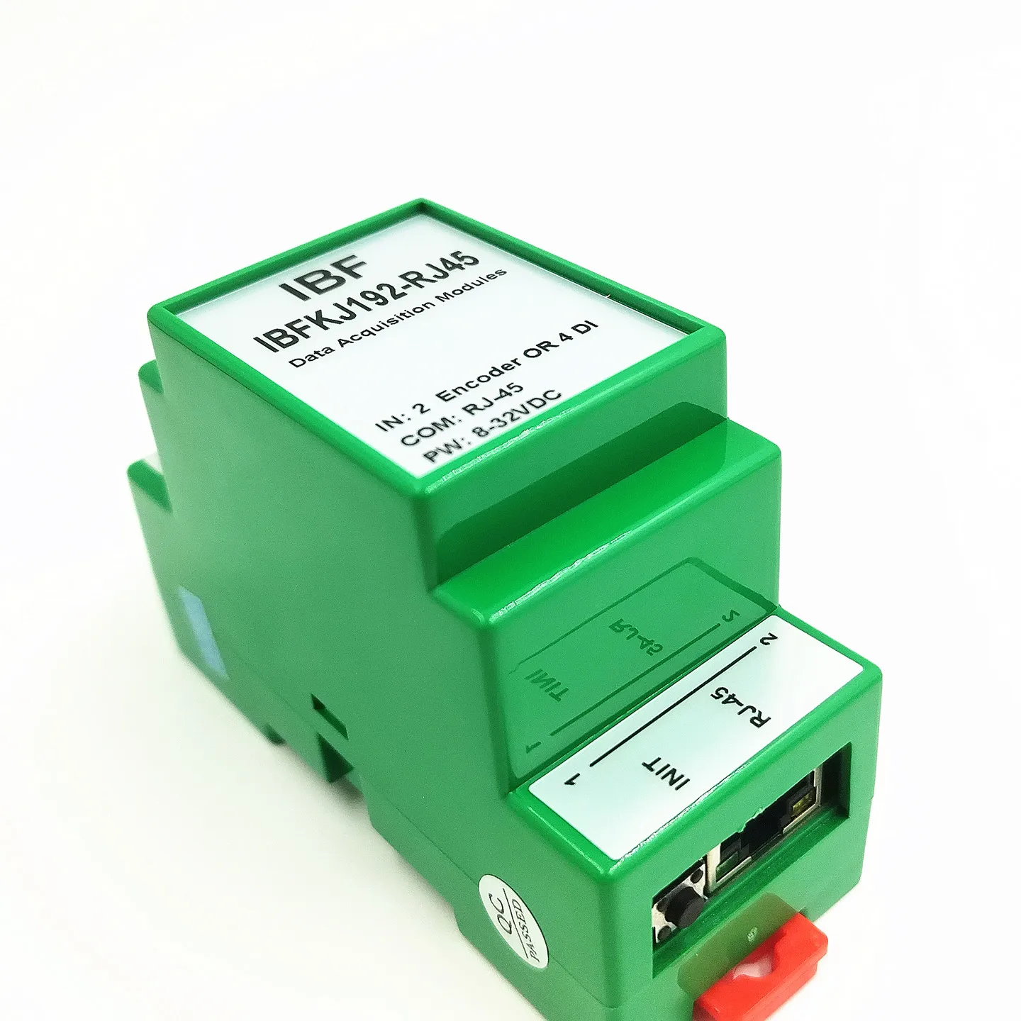 2-channel Grating Magnetic Scale Encoder Pulse Signal to Network TCP Ethernet Acquisition Module