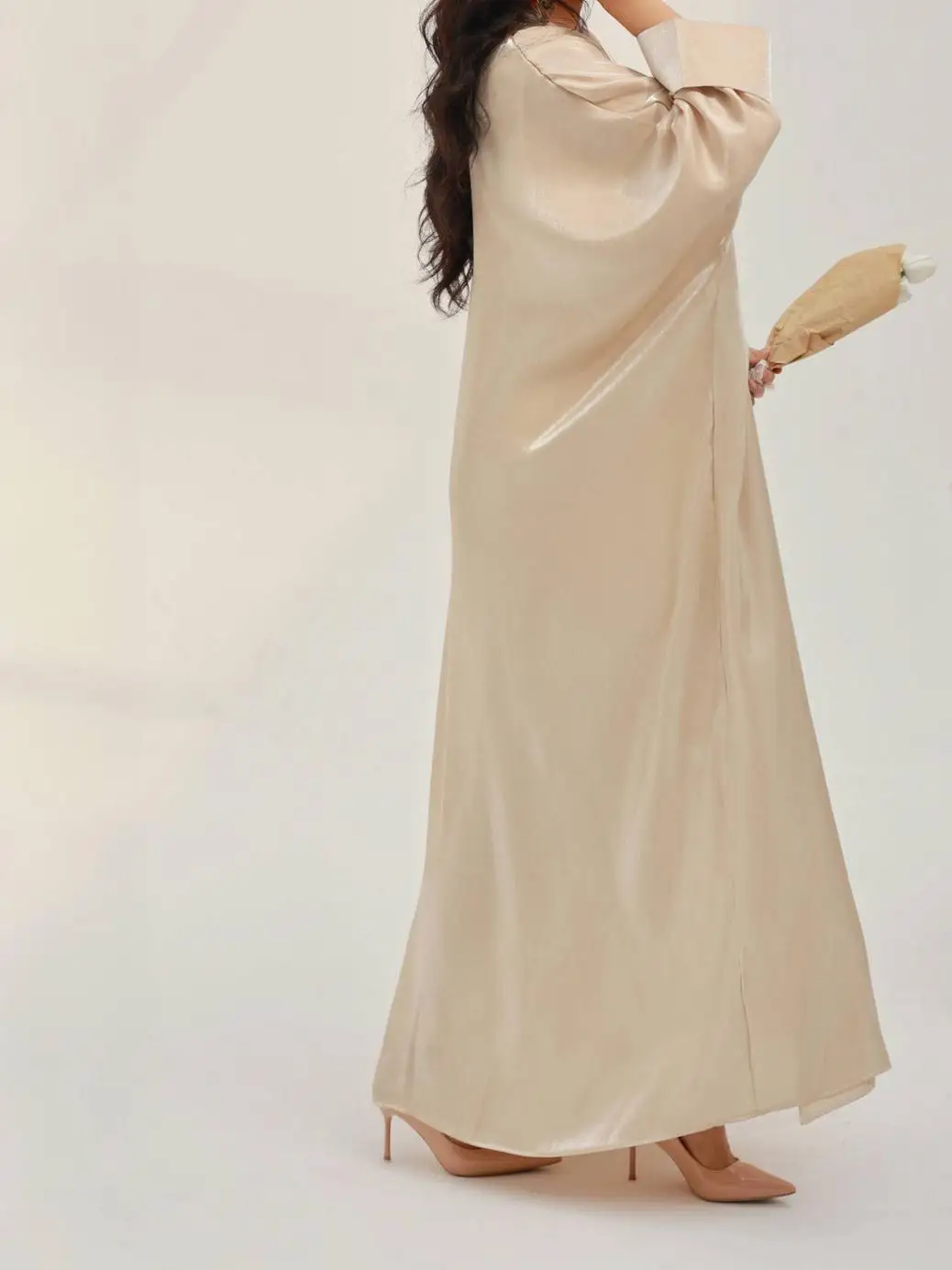 

Женское мусульманское исламское платье: Абайя, Кафтан, Джалабия, Кебая, Кимоно, Кардиган с открытым передом для Рамадана, Ид, Дубая, Марокко. Скромный стиль для женщин.