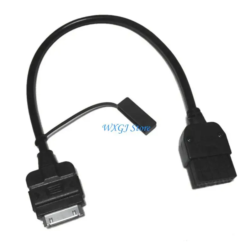 

37JE Replacement Universal Cable with Dust Caps 284H2-ZT50A Aux Input Cable Port for Loulan 09-12 Auto Accessories