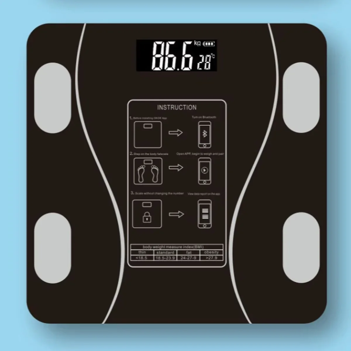 

Home specific electronic scale intelligent Bluetooth mode precision home weight scale exquisite gift