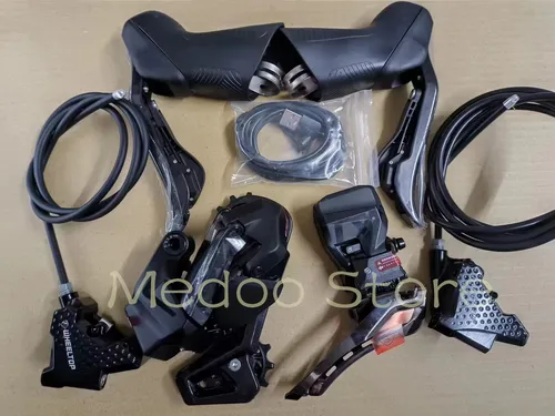 WHEELTOP EDS TX 전자 무선 그룹셋, 유압 디스크 브레이크, 7-14단, 시프트 + 브레이크 + 전면 + 후면 변속기