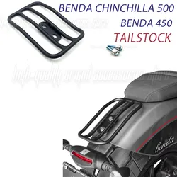 Motorcycle Rear Rack Rear Armrest Suitable For Benda Chinchilla 500 Chinchilla500 500Chinchilla Tail Box Rack BENDA 450 Benda450