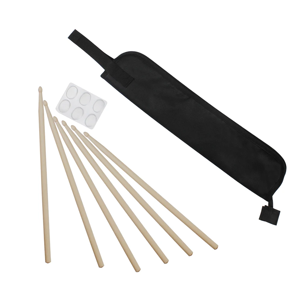 

3 Pcs Drum Stick Bag Accessories Musical Chopsticks Drumstick 5a 5b Drumsticks Maple
