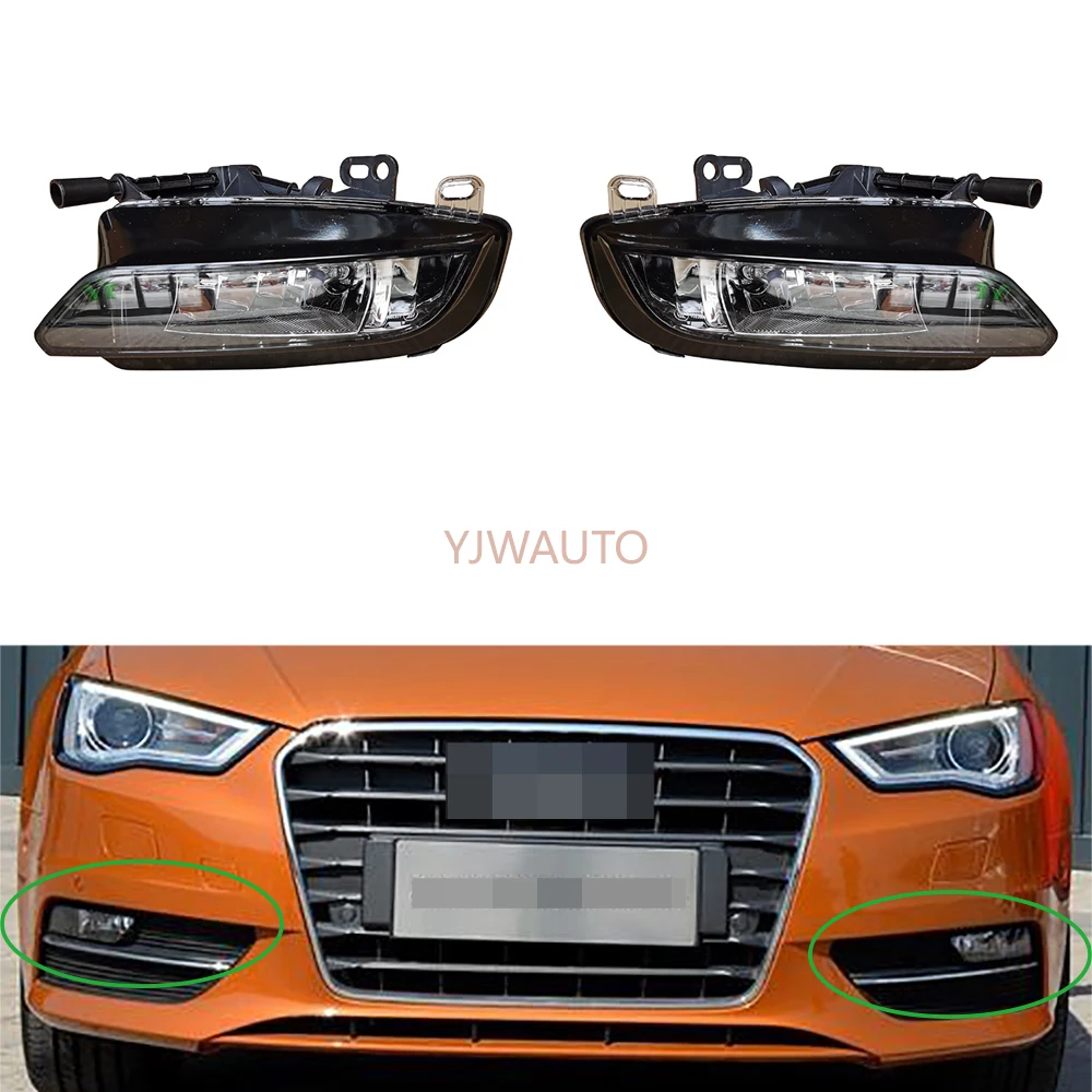 

Противотуманные фары для Audi A3 2013, противотуманные фары, передний бампер, решетка, сигнальная фара, противотуманные фары в сборе