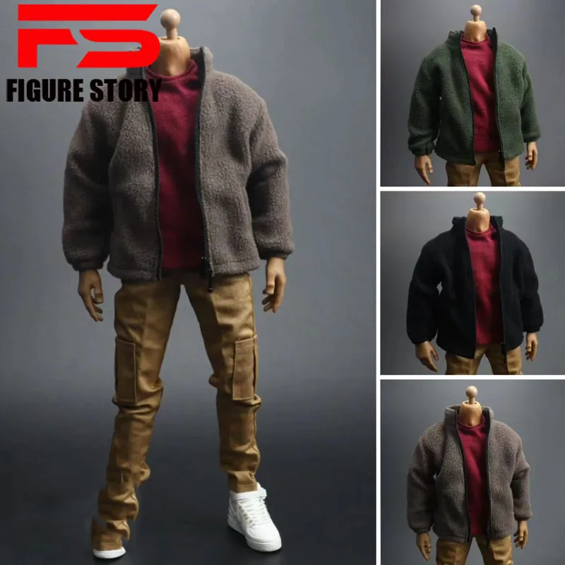 

1/6 scale male dolls clothes Granular velvet jacket fit 12'' action figure body model