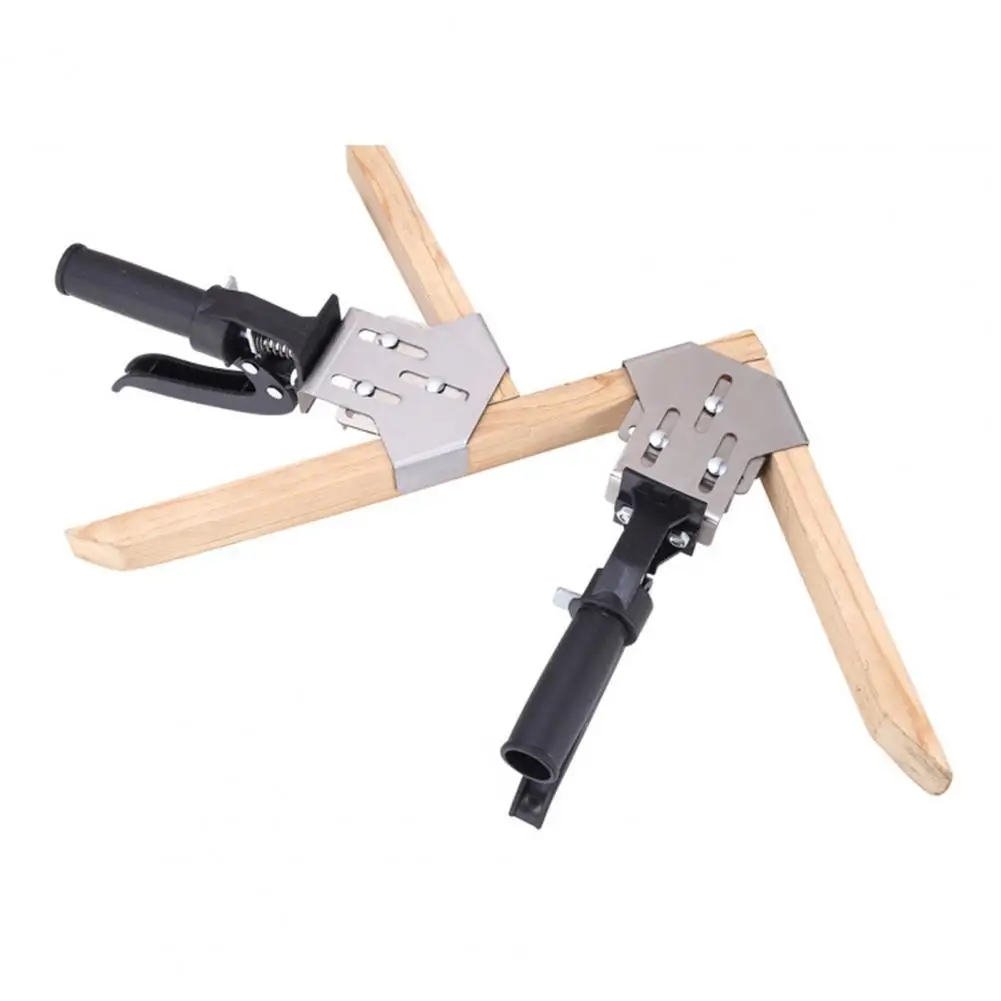 

90-градусный зажим для деревообработки, набор угловых зажимов с эргономичной ручкой, регулируемая поворотная губка, угол 90 градусов под прямым углом для точности