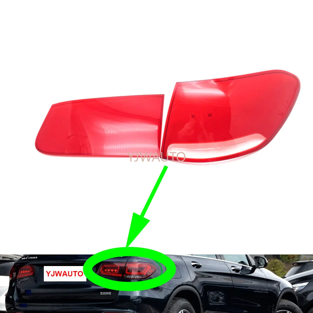 

For Mercedes-Benz GLC260 GLC300L 2020 2021 Taillights Cover Car Taillamp Lens Replace Rear Auto Brake Lights Shell