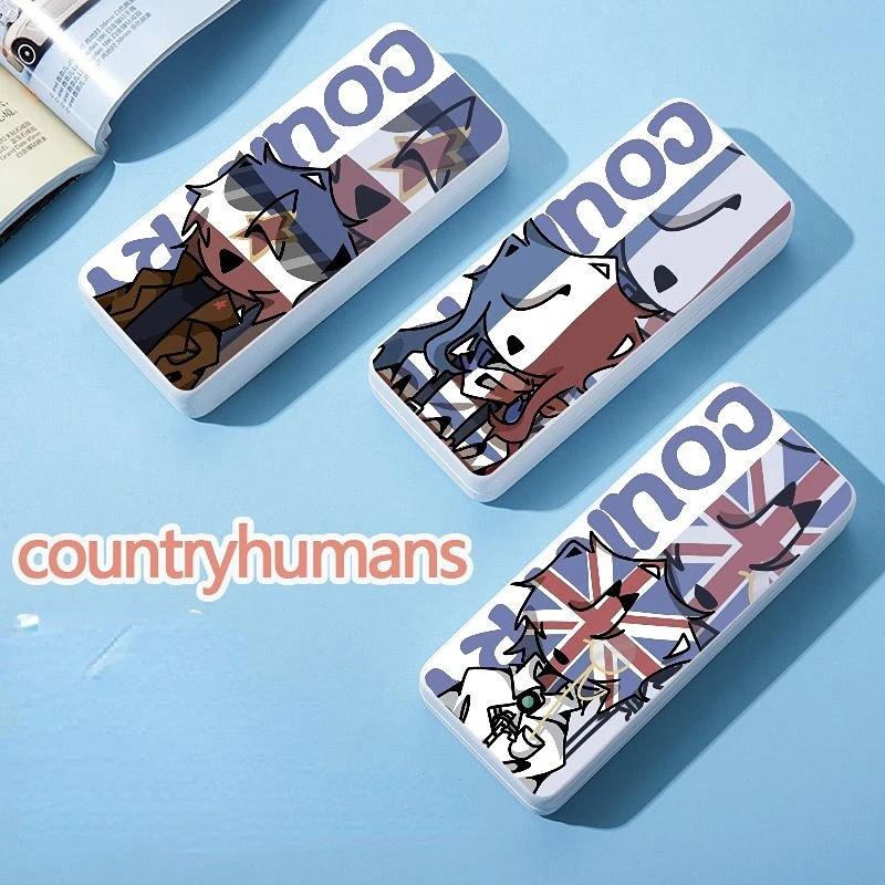 

Countryhumans Eyewear Cases Anime Fashion Sunglasses Hard Case for Women Trendy Cartoon Print Men Glasses Storage Eyeglass Cases