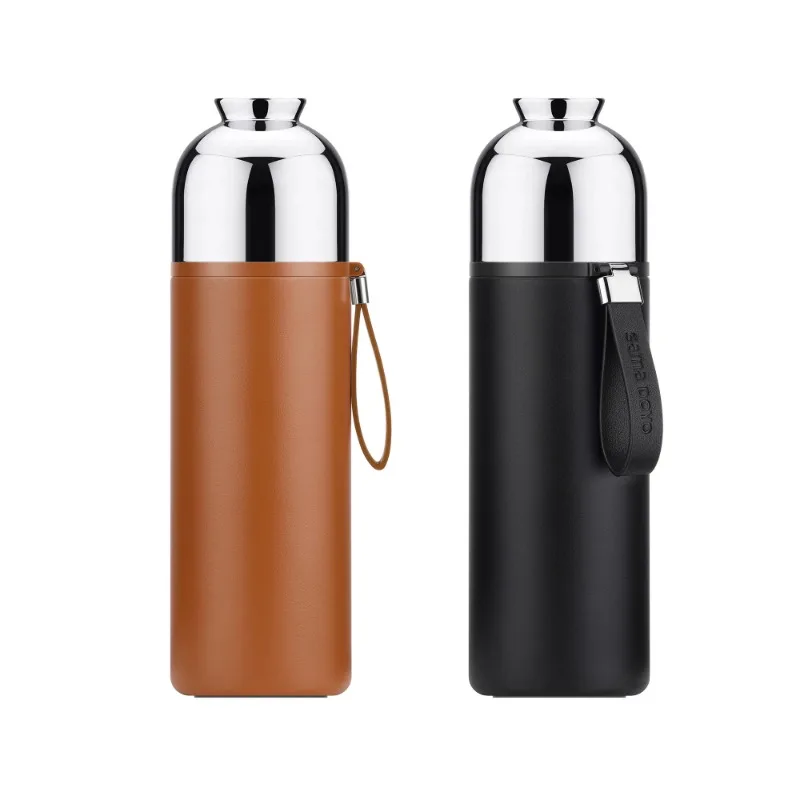 

SamaDOYO-Double Layer Insulated Tea Cup, Water Separation, Brewing Cup, Portable Travel Tea Set, 304 Stainless Steel